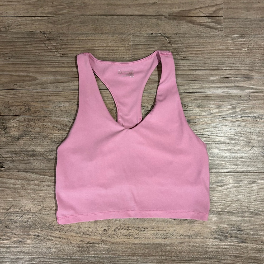 Aerie Pink Racerback Sports Bra